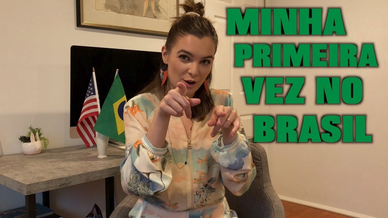 GRINGA VIAJA PARA O BRASIL!