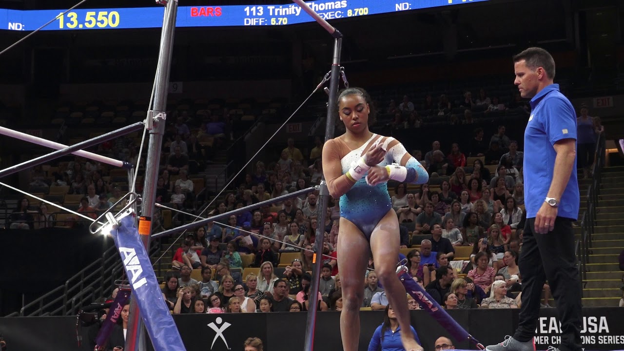 Margzetta Frazier - Uneven Bars - 2018 U.S. Gymnastics Championships - Senior Women Day 1
