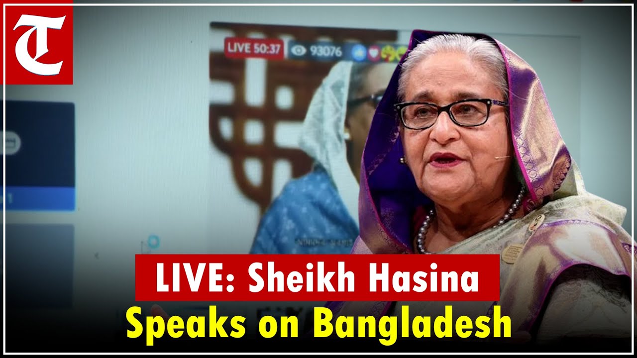 LIVE: Bangladesh’s Former PM Sheikh Hasina Speaks at FCC South Asia Session
