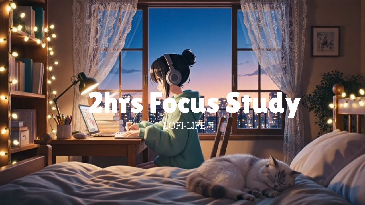 2hrs Focus Study 📖 - Lo-Fi beats 