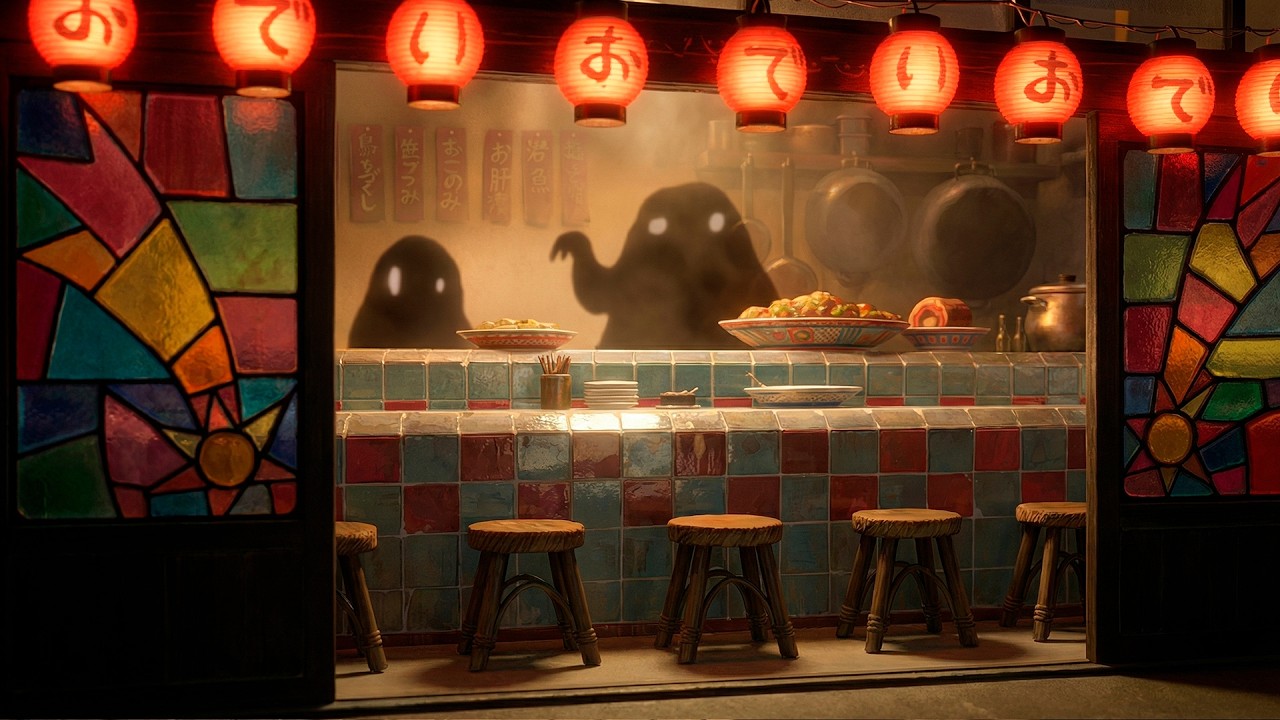 Cozy Spirited Away Ambience | Handcrafted Animation for Mental Reset & Study