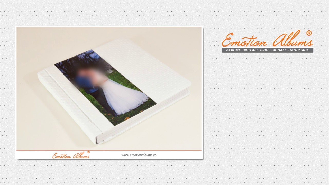 Album foto alb | Producator de albume fotobook de nunta sau botez | Emotion Albums