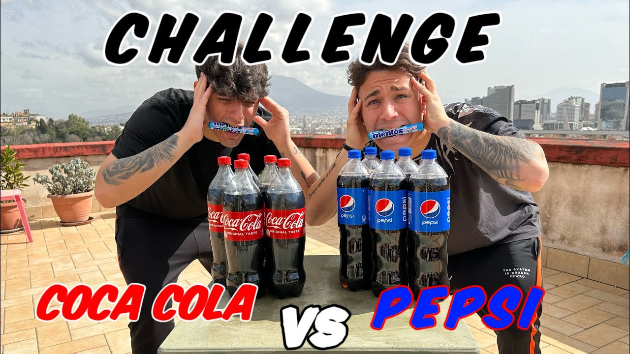 CHALLENGE “COCA COLA vs PEPSI” 😱 CON @Sasy_oliva