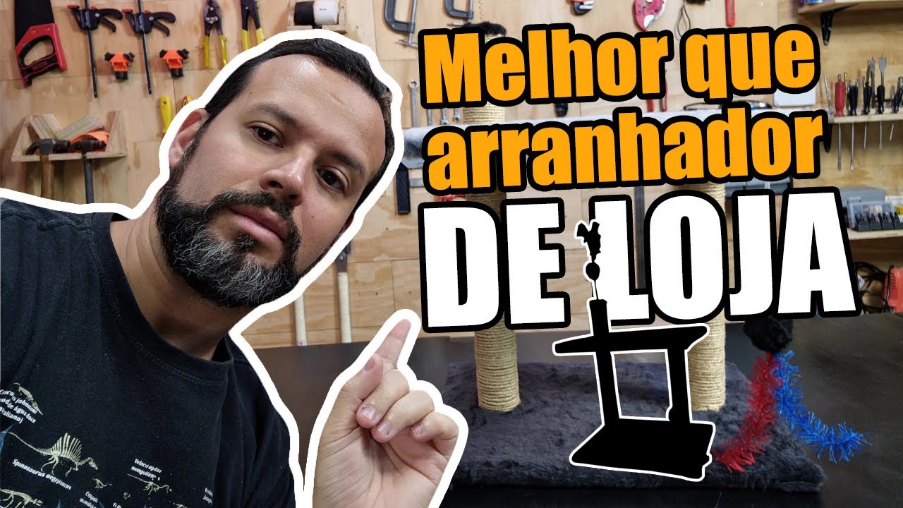 O MELHOR arranhador de gatos para se fazer em casa!