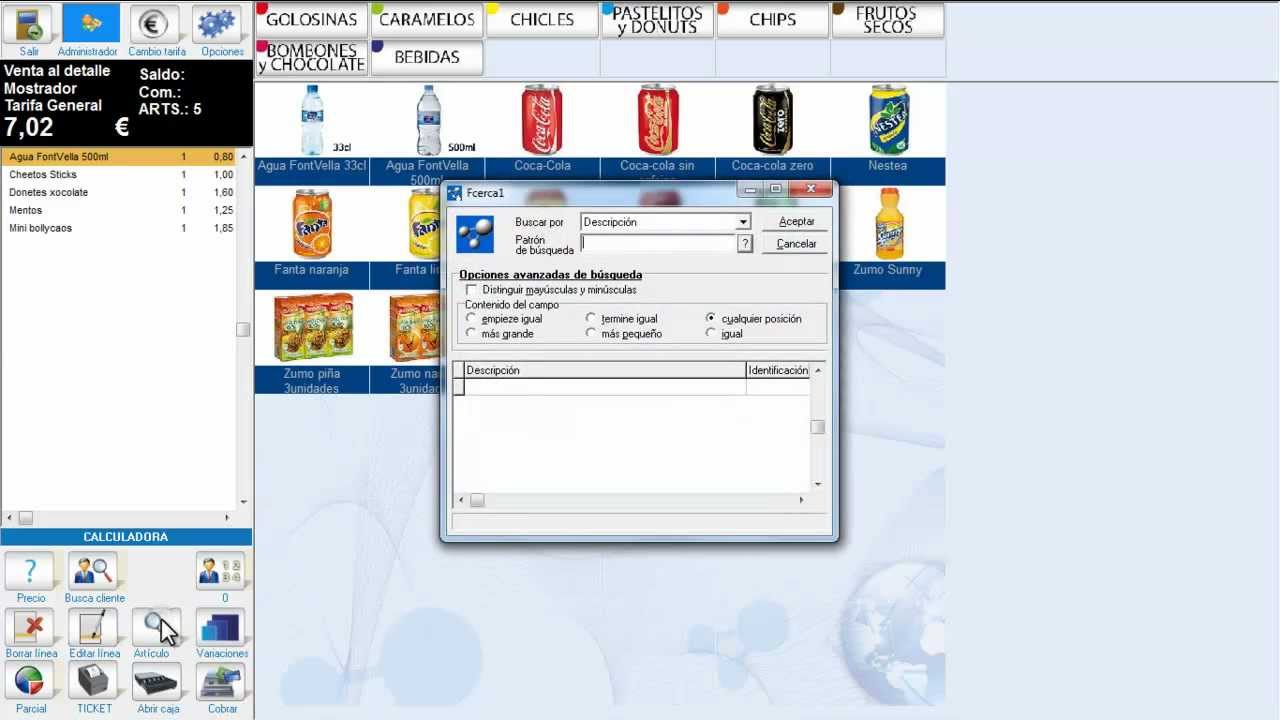Techni-web TPV Tienda Golosinas