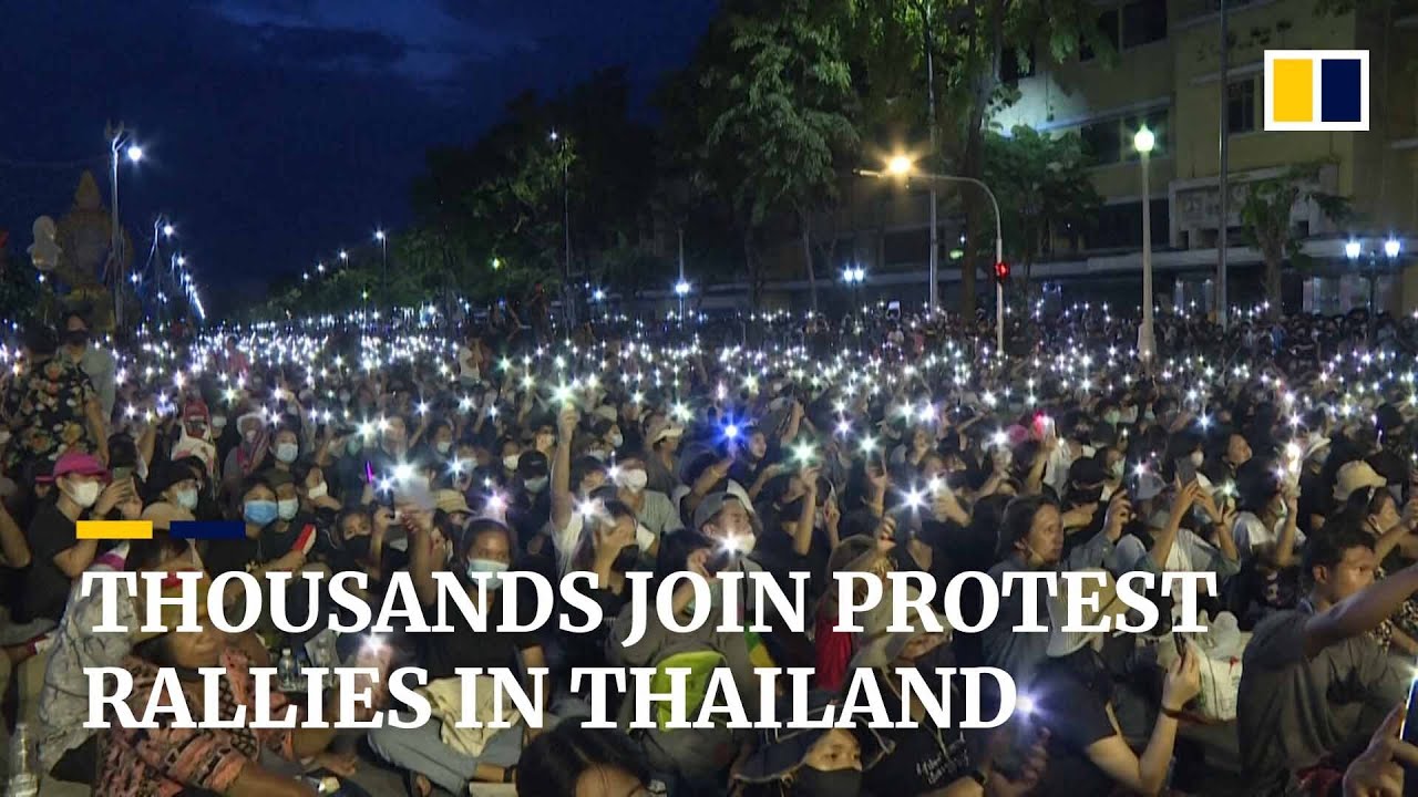 Thousands of protesters defy warnings in latest Thai protests targeting government and monarchy