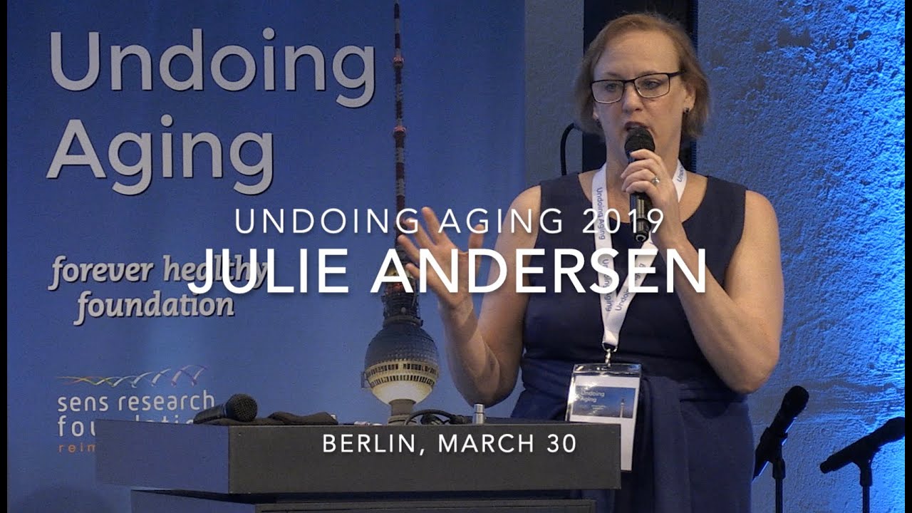 Julie Andersen presenting at Undoing Aging 2019