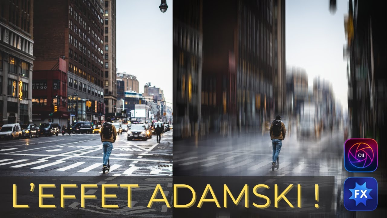 CRÉER facilement l'EFFET ADAMSKI | On1 Photo Raw 😎