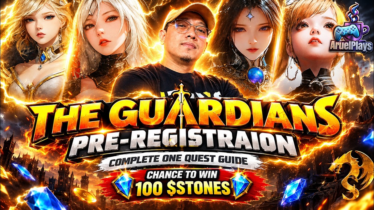 THE GUARDIANS: (FULL GUIDE) PRE-REGISTER & COMPLETE ONE QUEST! SECURE 100 $STONE NOW!