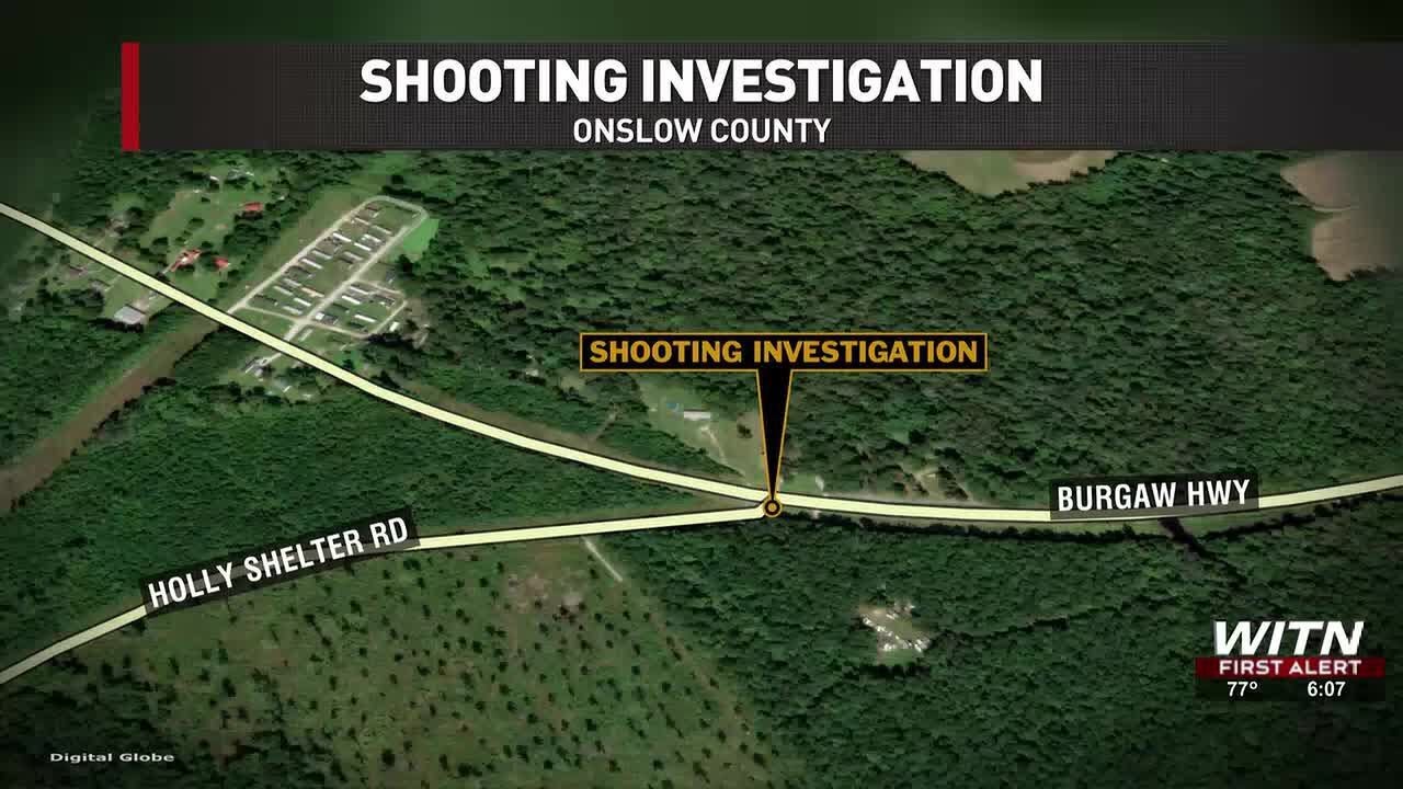 One person shot in Onslow County, suspect in custody