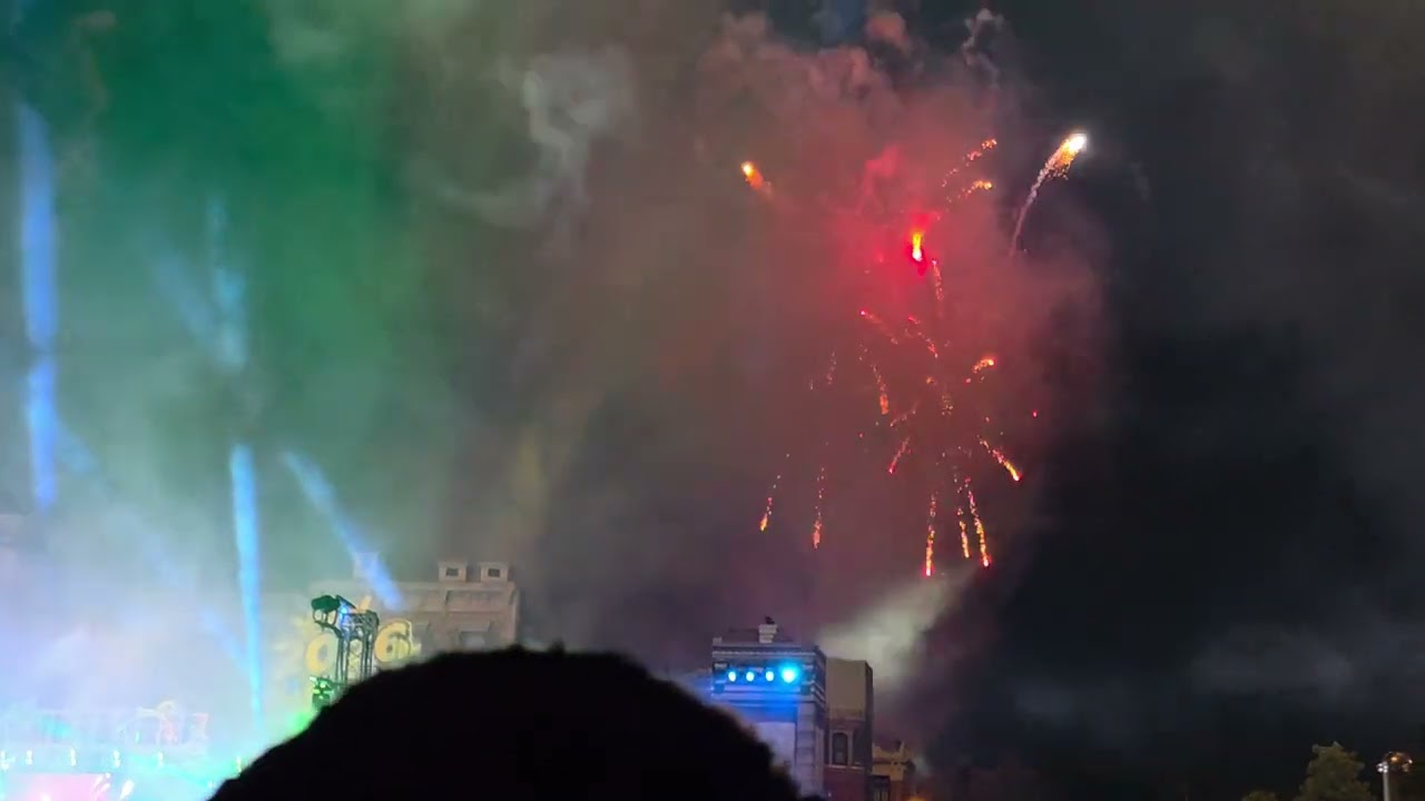 Malam tahun baru di universal studio osaka japan