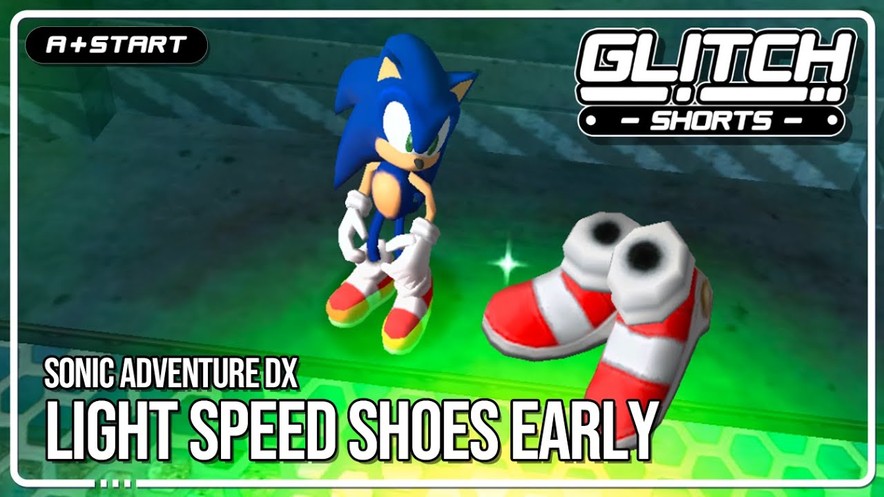 Various Ways To Get The Light Speed Shoes Early - Glitch Shorts (Sonic Adventure DX Glitch)