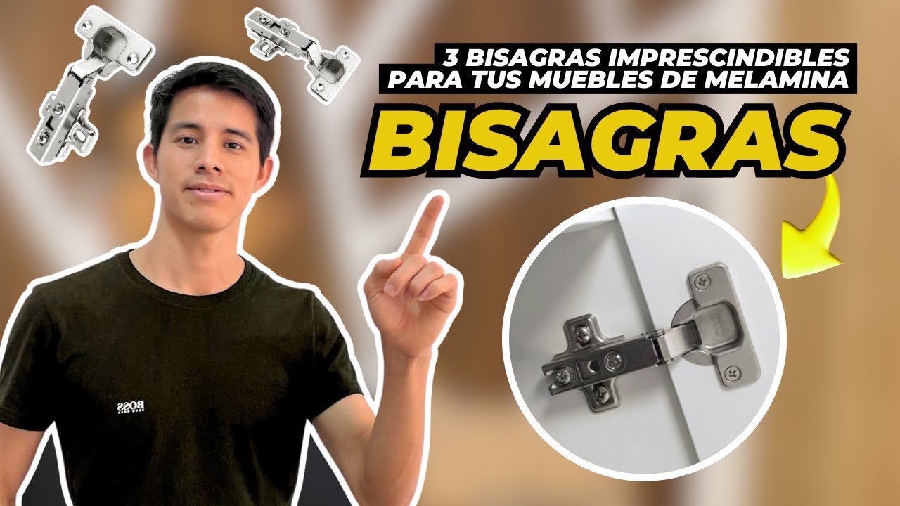 3 BISAGRAS imprescindibles para tus muebles de melamina🤩