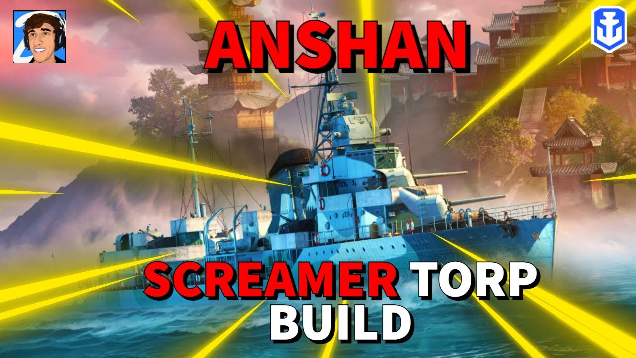 Best Tier 5 Destroyer? Anshan in World of Warships Legends 4K