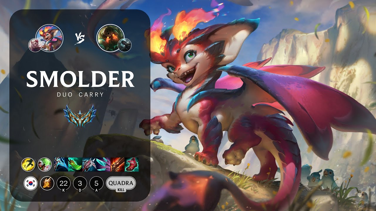 Smolder ADC vs Nautilus - KR Challenger Patch 14.3