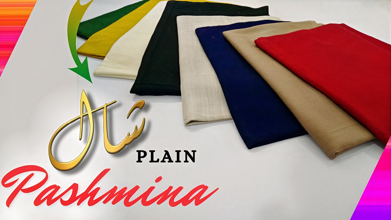 Plain Pashmina Shawls Winter 2023
