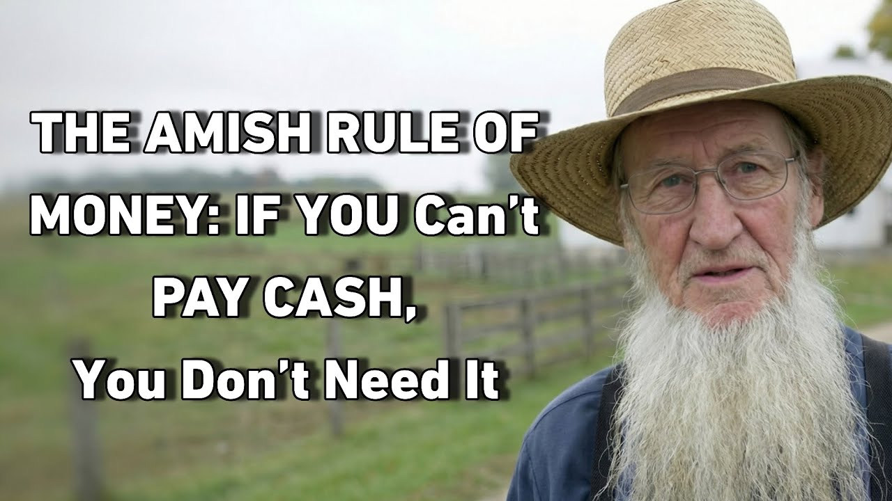 The Amish Rule of Money: If You Can’t Pay Cash, You Don’t Need It