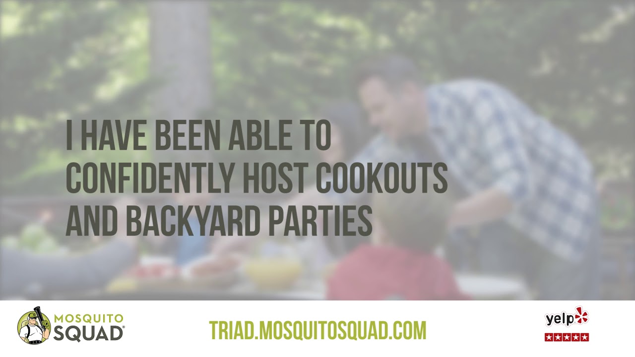 Mosquito protection for your backyard parties