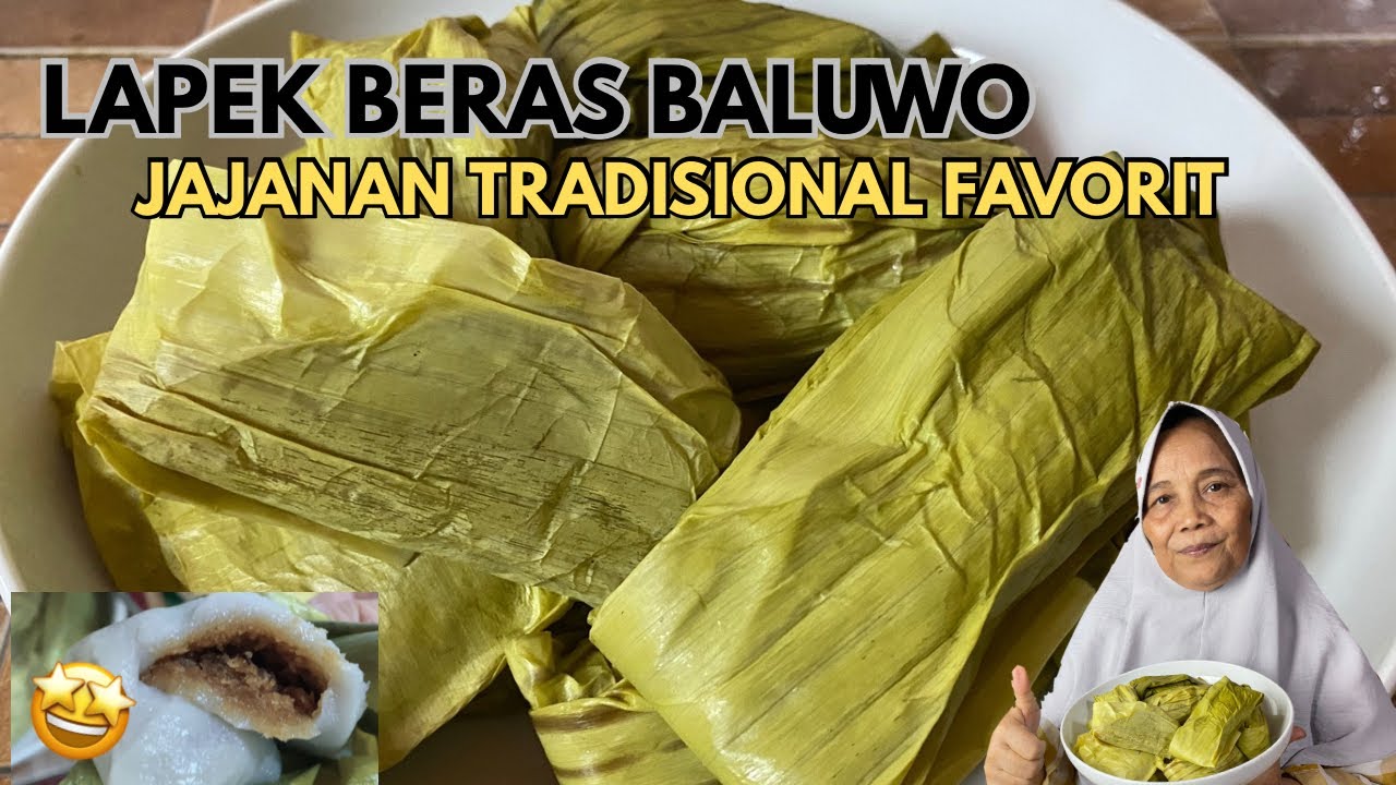 Lapek Beras Baluwo ala Mamak | Resep Tradisional Minang #lapekberas 