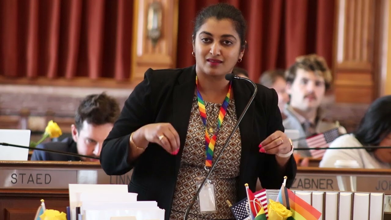 Rep. Megan Srinivas speaks on the State Board of Health changes in HF662, Gov Reynolds's Re-Org Bill