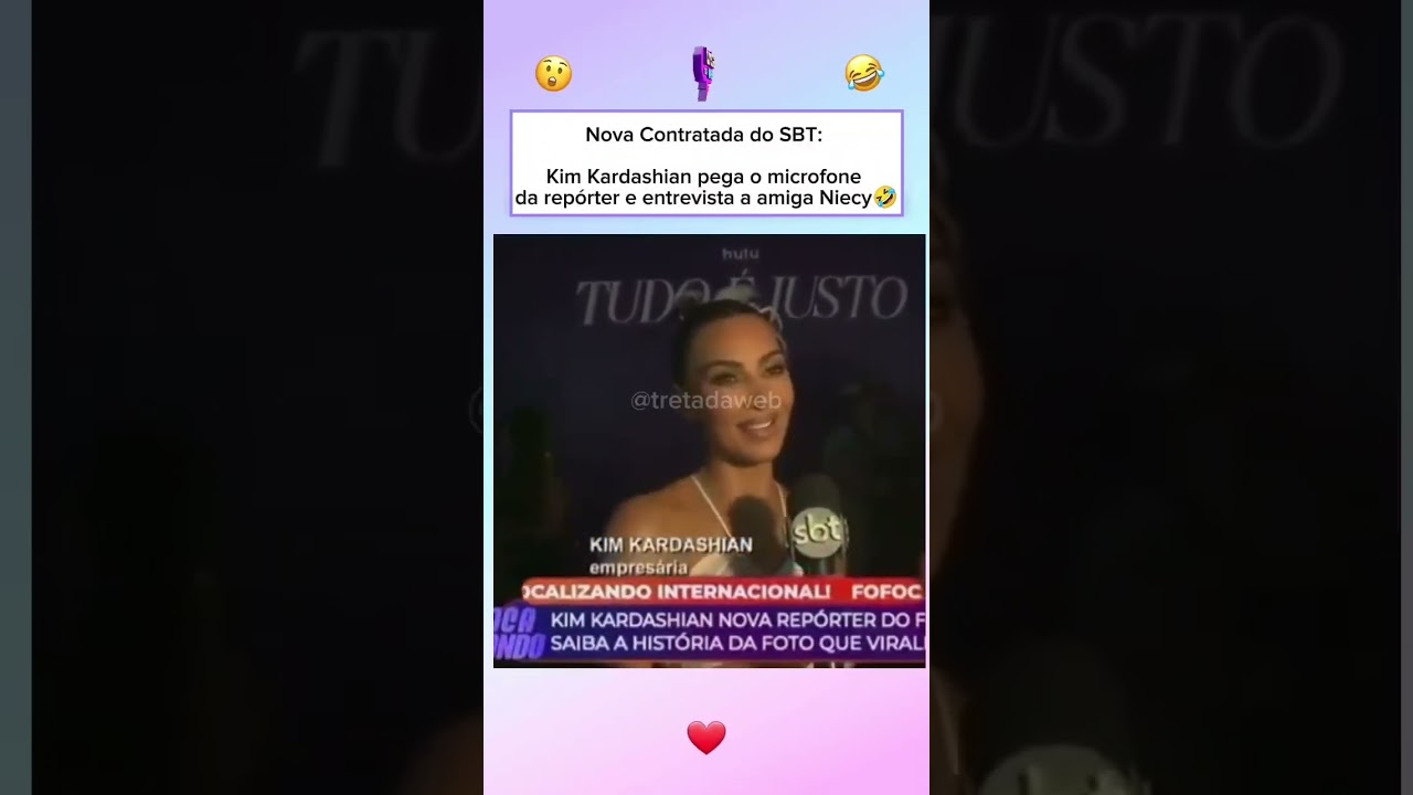Kim Kardashian pega o microfone do SBT e entrevista sua colega de série, Niecy Nash😱🥳