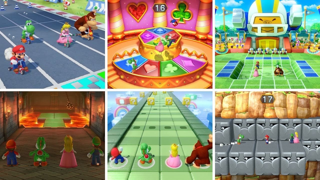 MARIO PARTY 10 Minigames VS SUPER MARIO PARTY Minigames (NINTENDO)