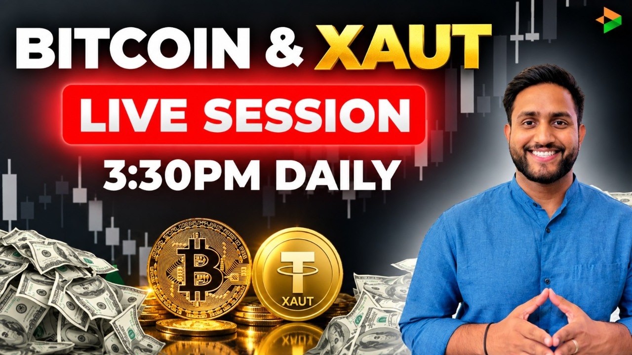 Live Bitcoin and XAUT  Trading  | BTC, XAUT & Altcoins Action