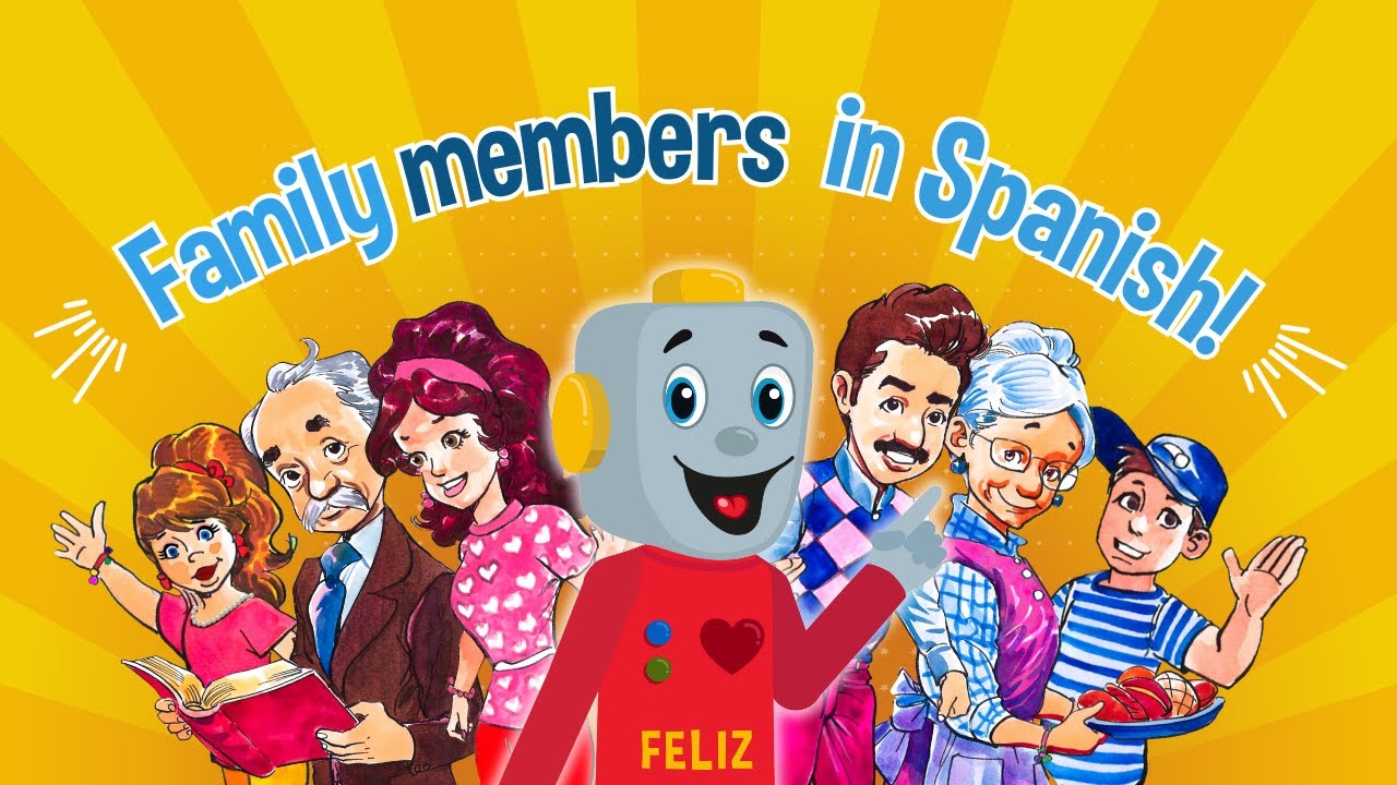 Family members in Spanish! | Spanish for kids