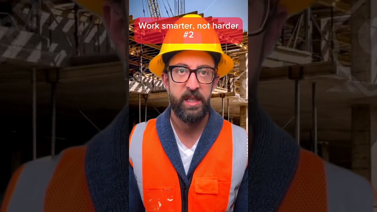 Work Smarter, Not Harder.... #constructionfails #funnyshorts #construction #failarmy