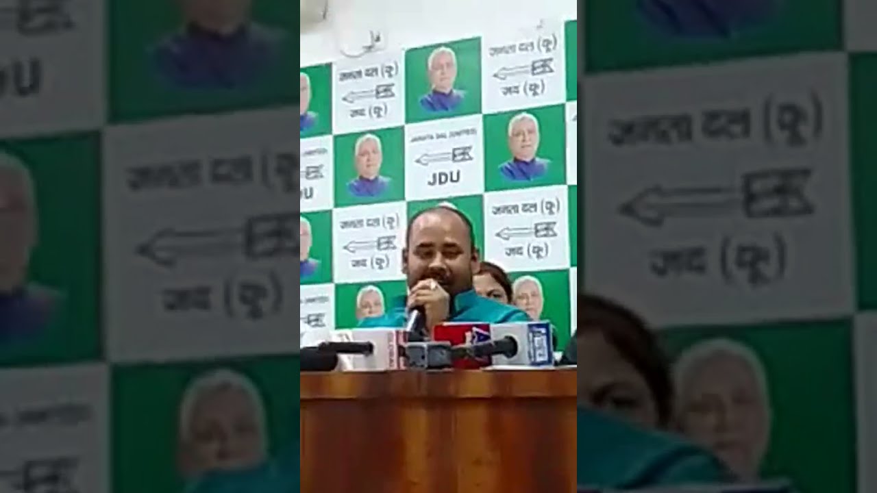 JDU student leader On Khabre Bihar Live is live