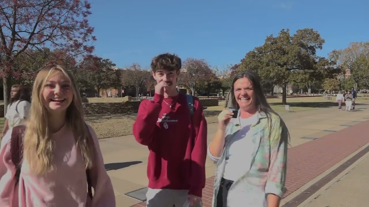 OKAGE on the South Oval at the University of Oklahoma