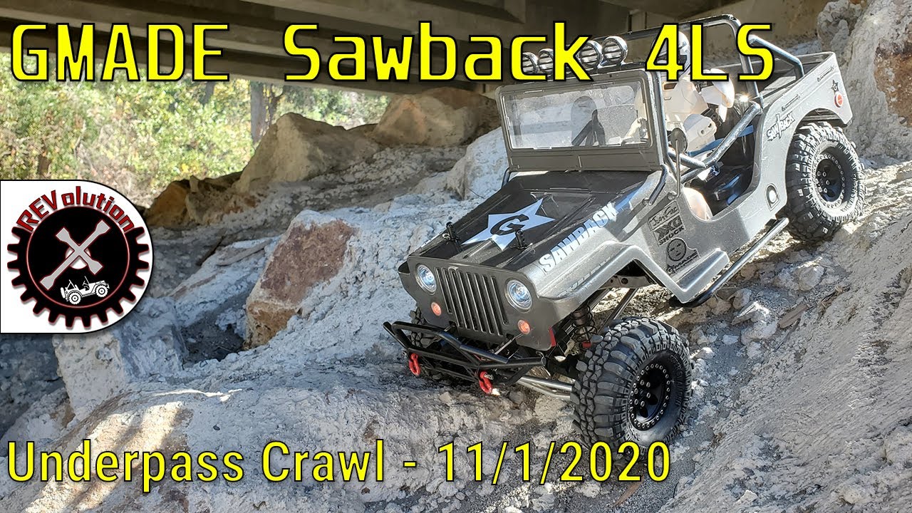 GMADE GS01 Sawback 4LS - Underpass Crawl - 11-01-2020