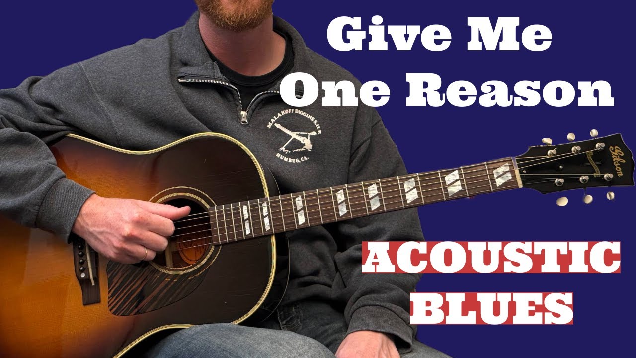 Tracy Chapman - Give Me One Reason (Acoustic) Blues Guitar Lesson