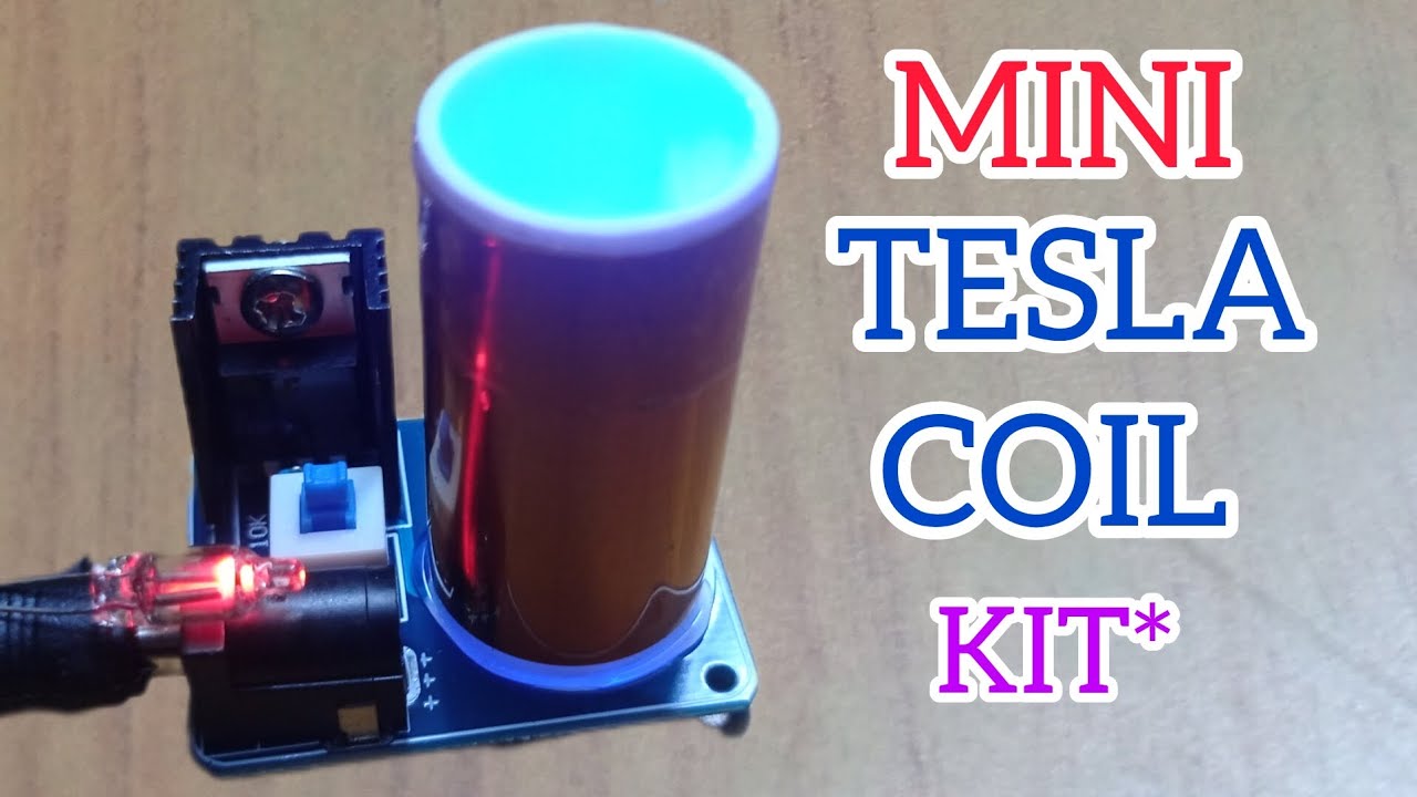 Mini DIY Tesla Coil Kit | DC 12V Wireless Electric Power Transmission Lighting for School Projects.✨
