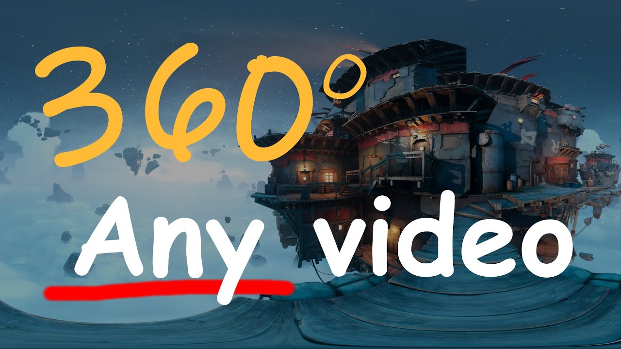 How to - Turn any video into 360!