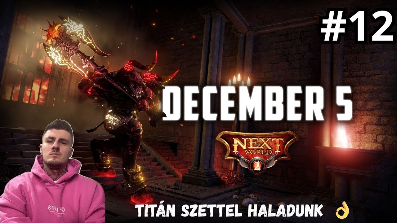 #12. 🍀NextWorld2🍀 Titán szett készítés ! Naga run püfölés 🐍!