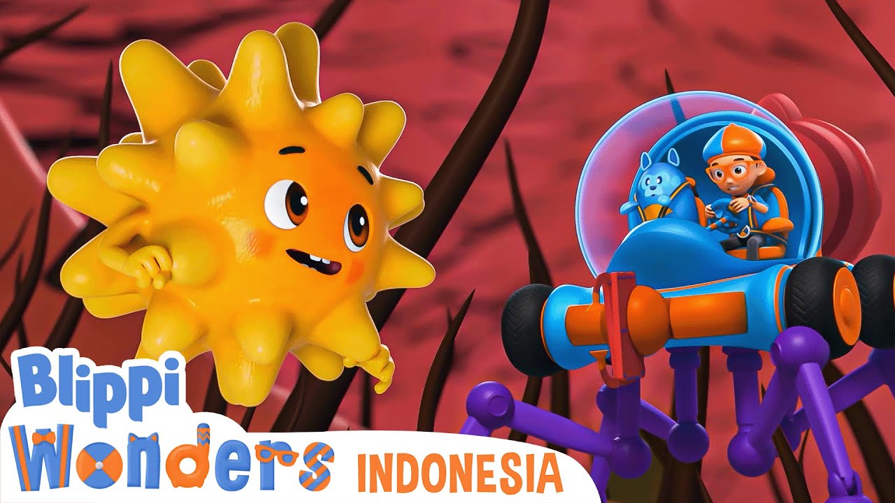 Bersin | Blippi Bahasa Indonesia - video anak-anak | Petualangan Blippi Wonders