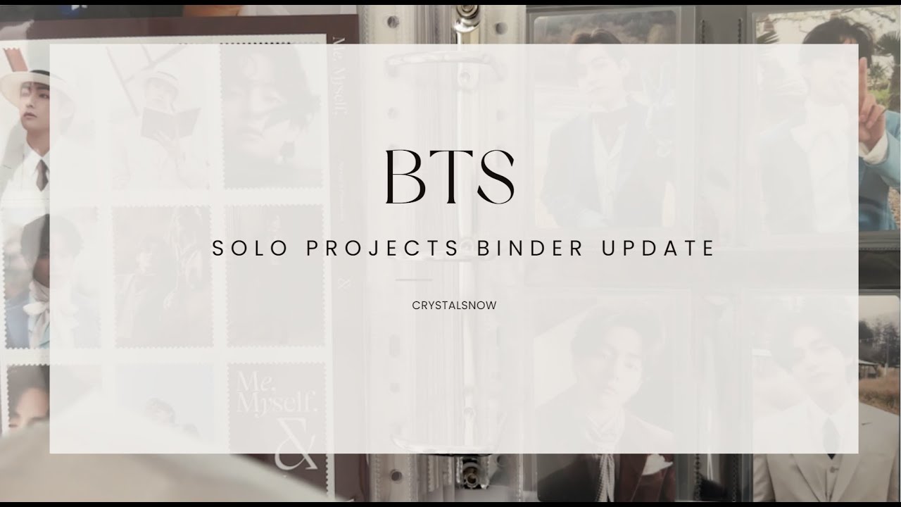 BTS BINDER UPDATE - NEW A5 BINDER & STORING CHAPTER 2 PCS