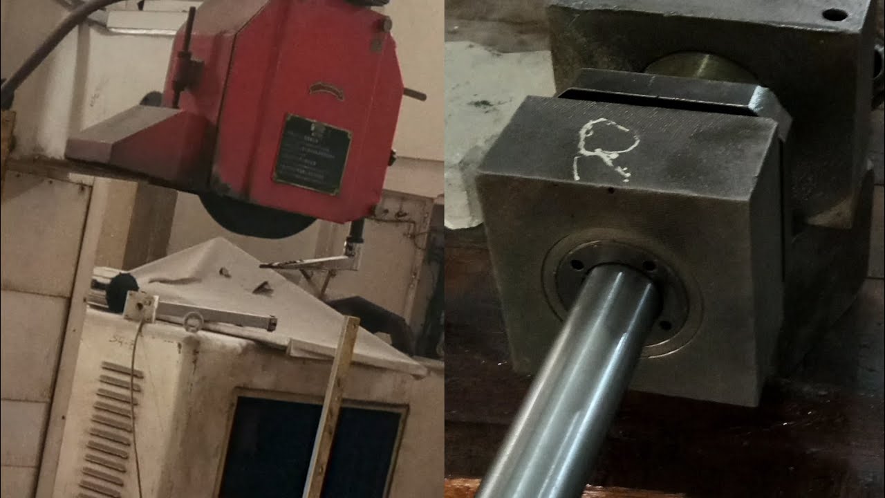Repairing of head cylinder of surface grinder bed - part -1.. #mechanical #technology  #pakistan