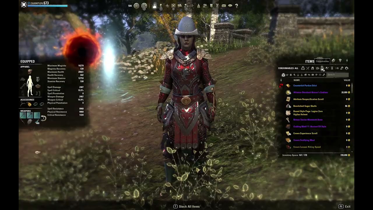 Elder Scrolls Online - getting stuff from The Impresario