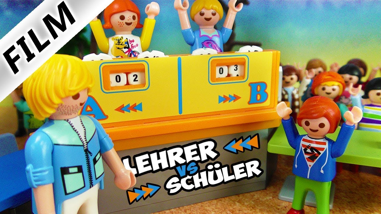 Playmobil Film Deutsch LEHRER VS. SCHÜLER: DAS QUIZDUELL! IST JULIAN SCHLAU GENUG? Familie Vogel