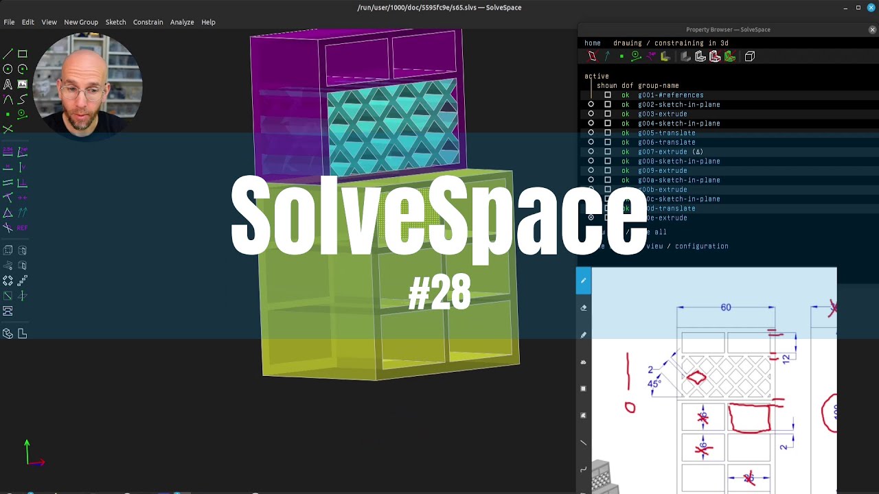 SolveSpace CAD-Challenge #28