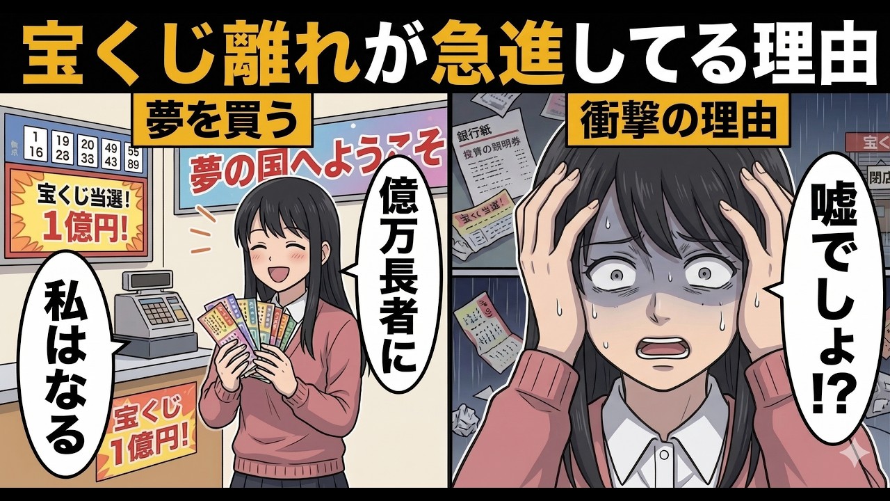 宝くじ離れが急進する理由