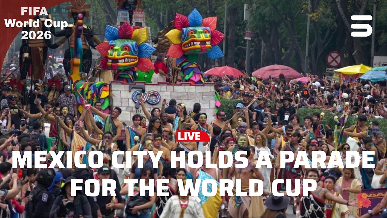LIVE | Mexico City holds a parade on Reforma Avenue for the World Cup  | ZO1V