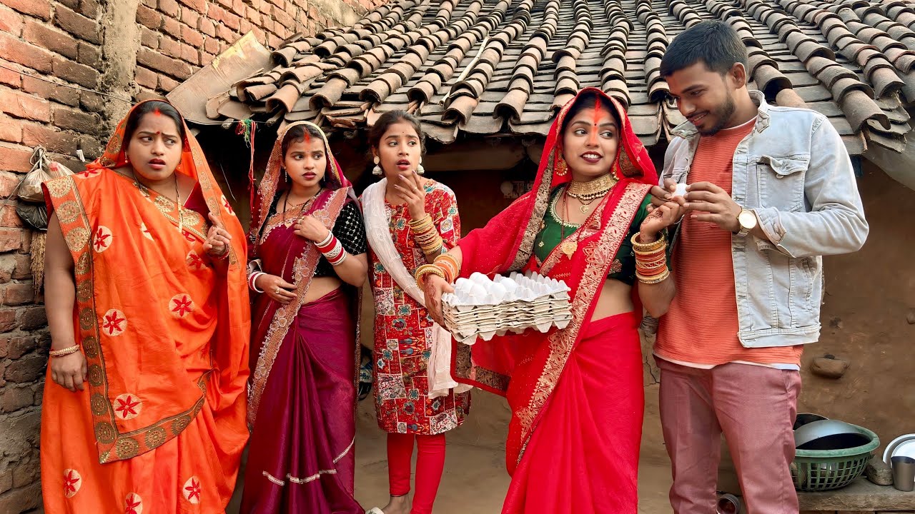 अंडा देने वाली औरत के चक्कर मे देखिए ये लड़का उसके घर जाकर कैसे लाइन मारता है फिर क्या.kiran singh !