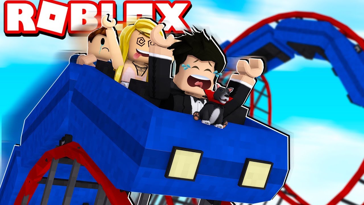 PARQUE DE DIVERSÕES COM MONTANHA RUSSA RADICAL | Roblox - Blox World
