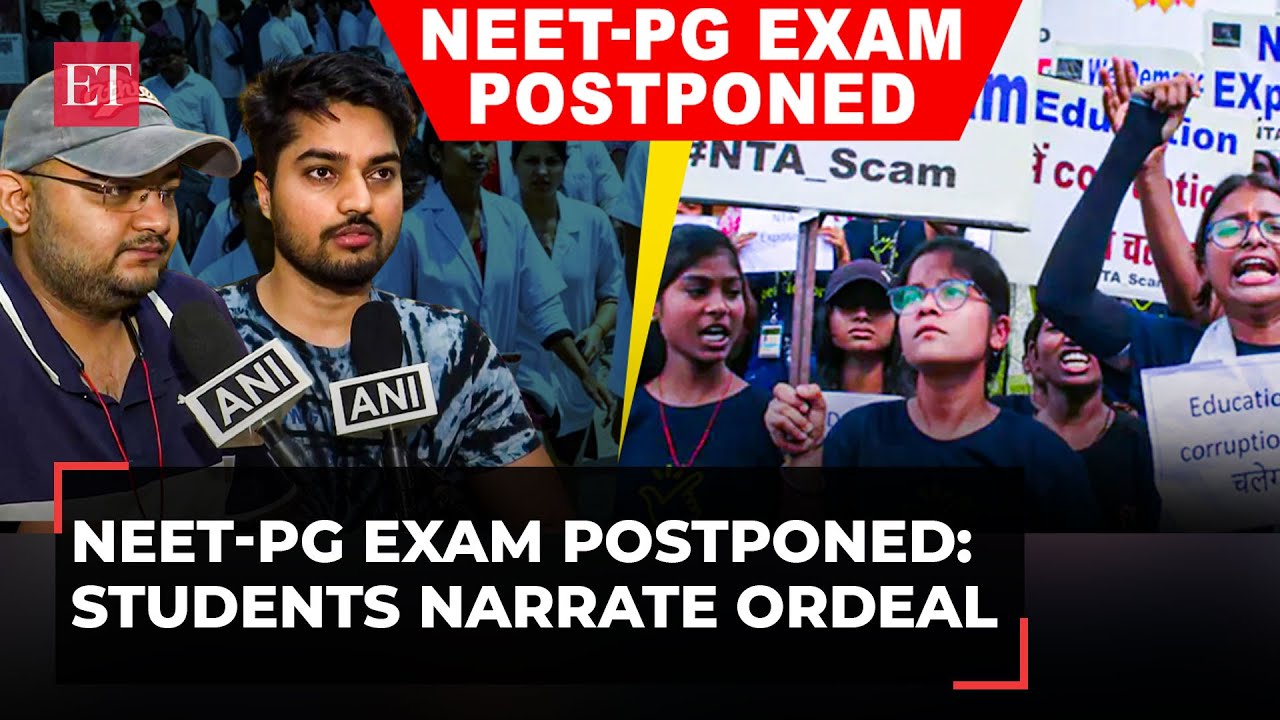 NEET-PG exam postponement: 'Everything has been messed up', students narrate ordeal, question agency
