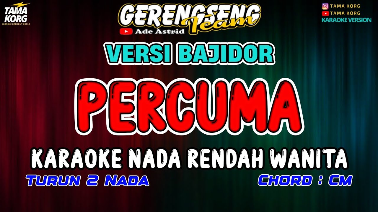 PERCUMA KARAOKE!! Ade Astrid | BAJIDOR