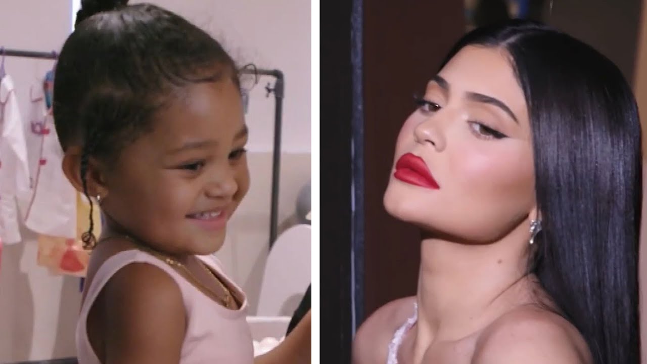 Stormi Webster Rides Tricycle and Plays Music During Mom Kylie Jenner's Photoshoot