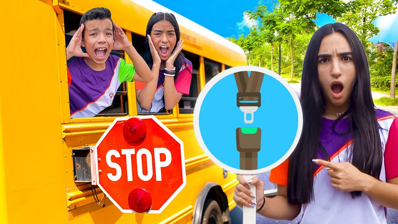 Novas Regras de Conduta e Segurança no Ônibus Escolar Para Crianças School Bus Stories For Kids Supe